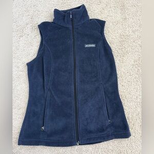 Columbia Navy Blue Fleece Vest